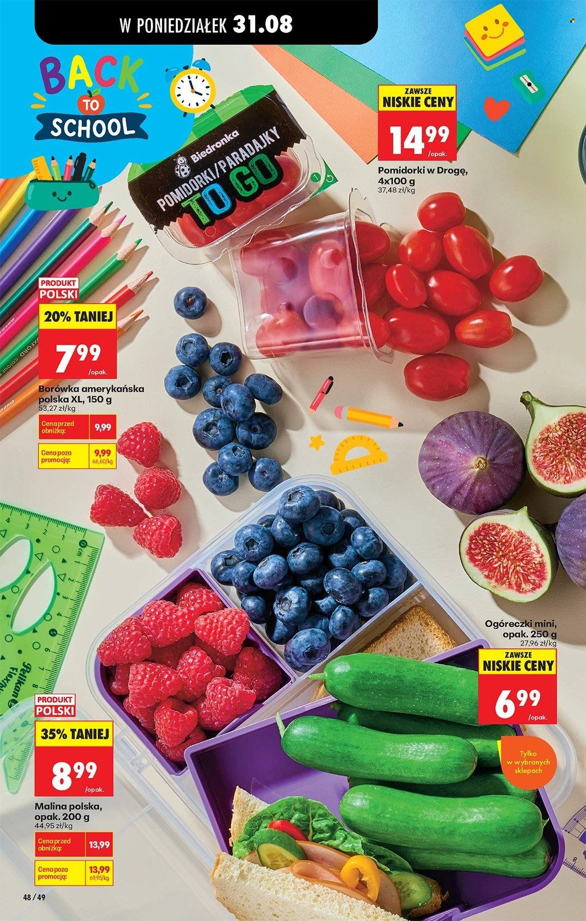 Gazetka BIEDRONKA - Super okazje na koniec miesiąca