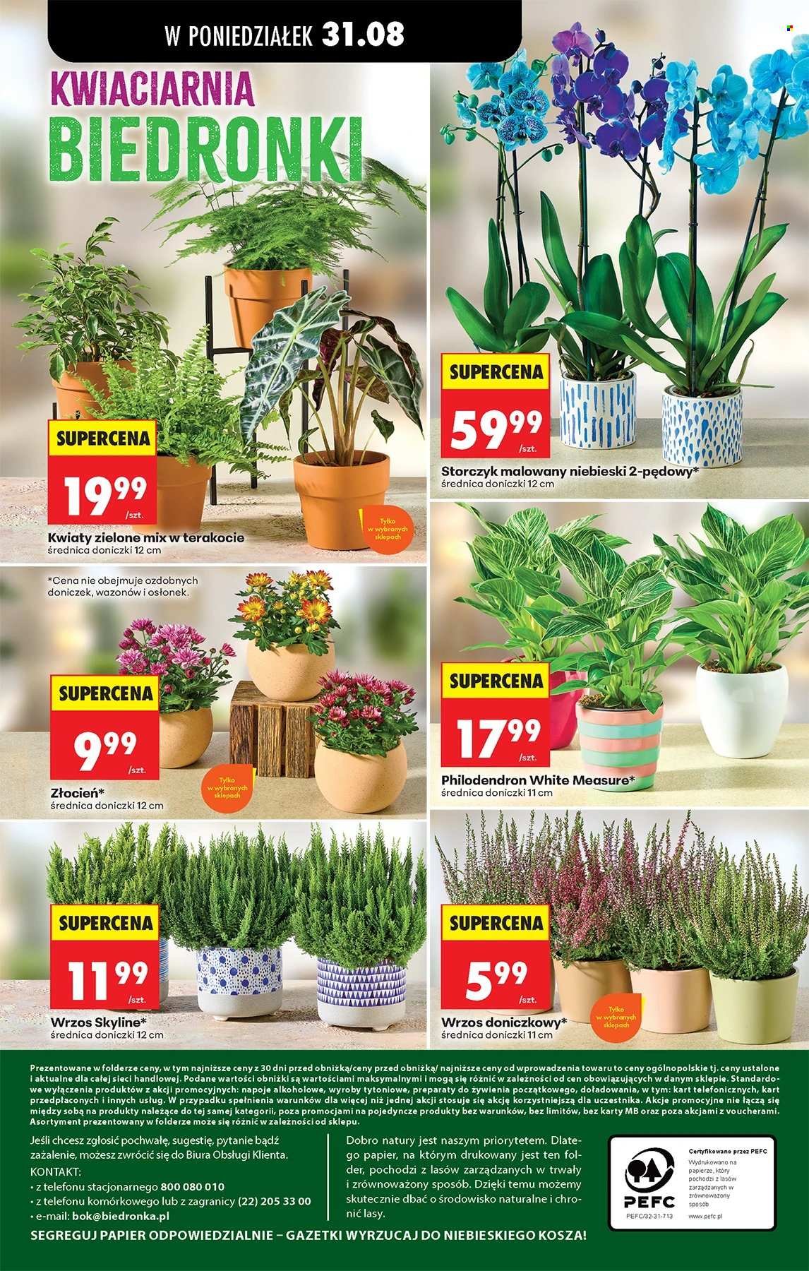 Gazetka BIEDRONKA - Super okazje na koniec miesiąca