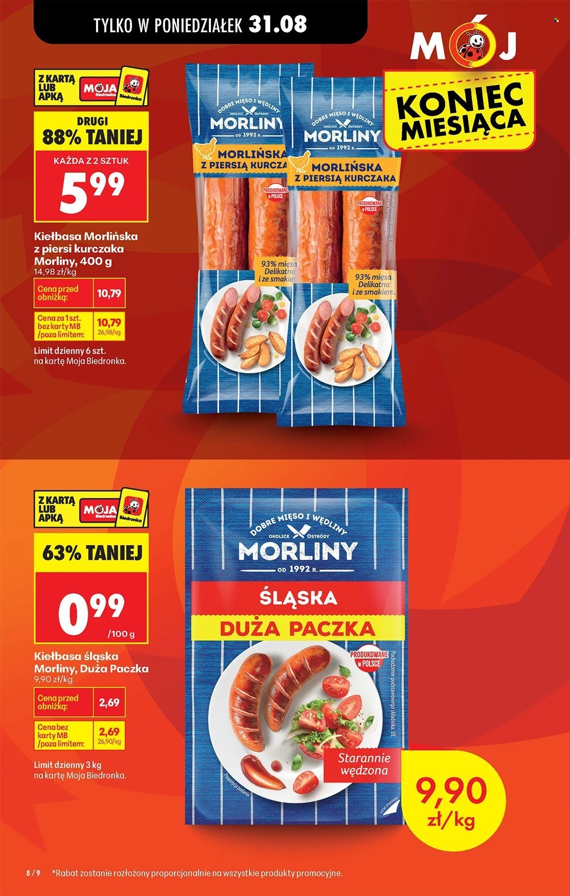 Gazetka BIEDRONKA - Super okazje na koniec miesiąca