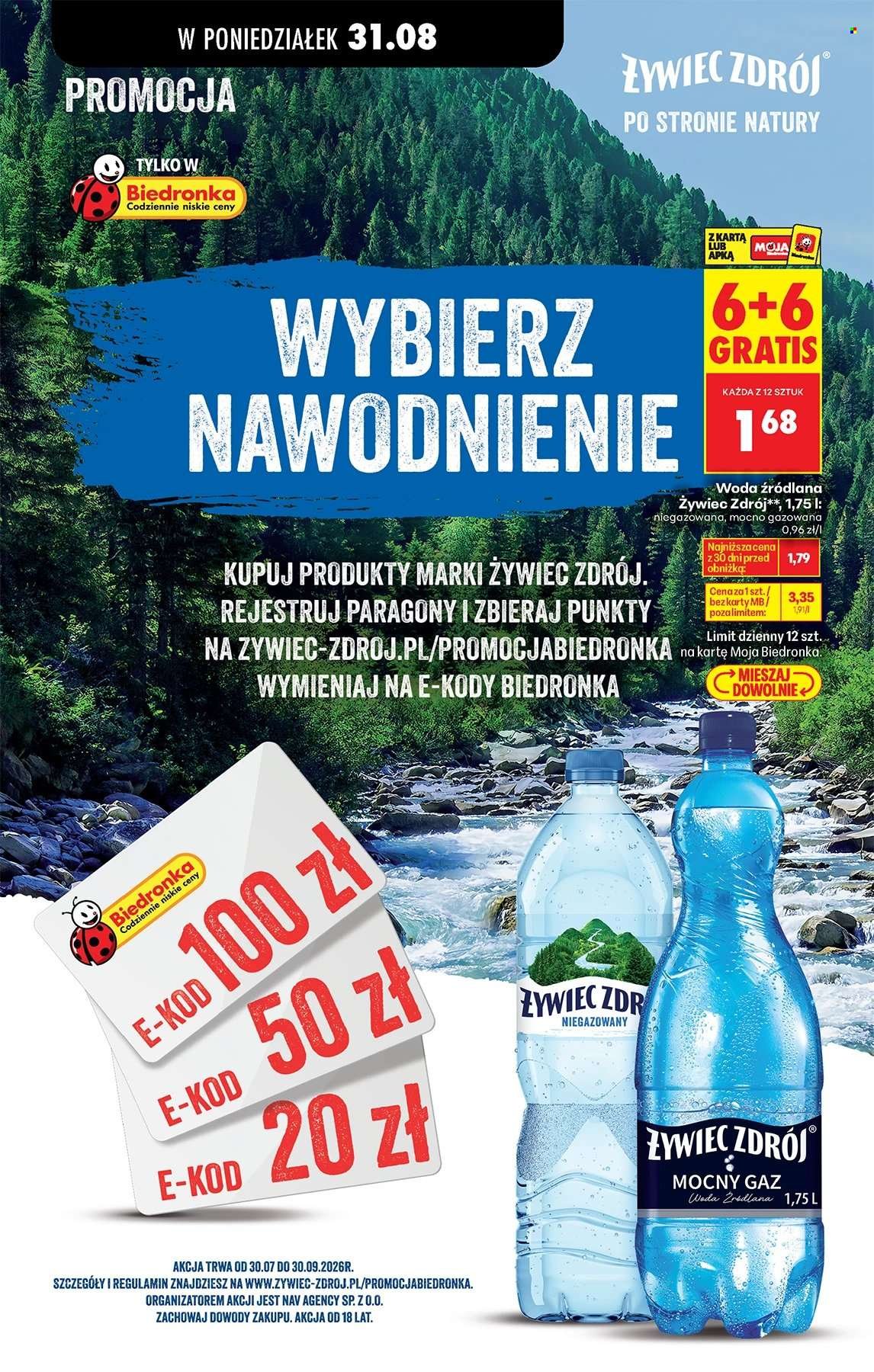 Gazetka BIEDRONKA - Super okazje na koniec miesiąca