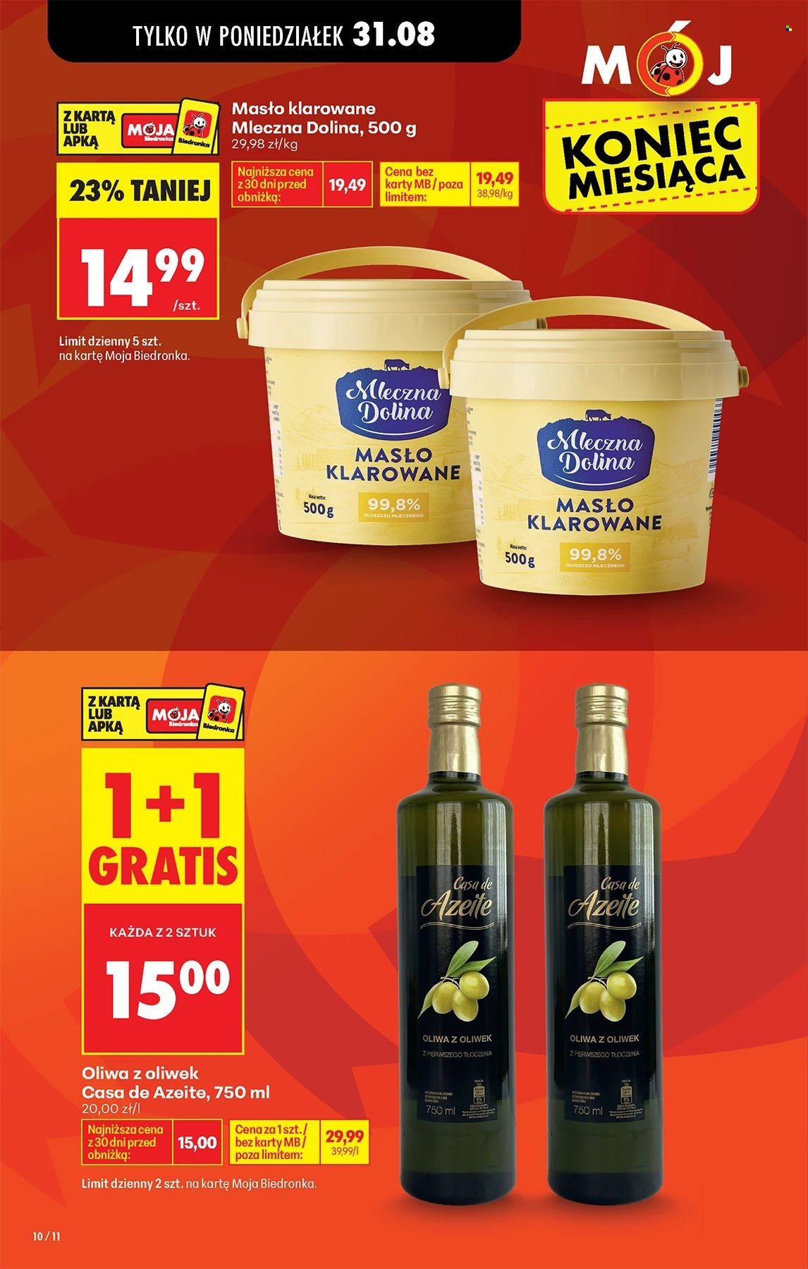 Gazetka BIEDRONKA - Super okazje na koniec miesiąca