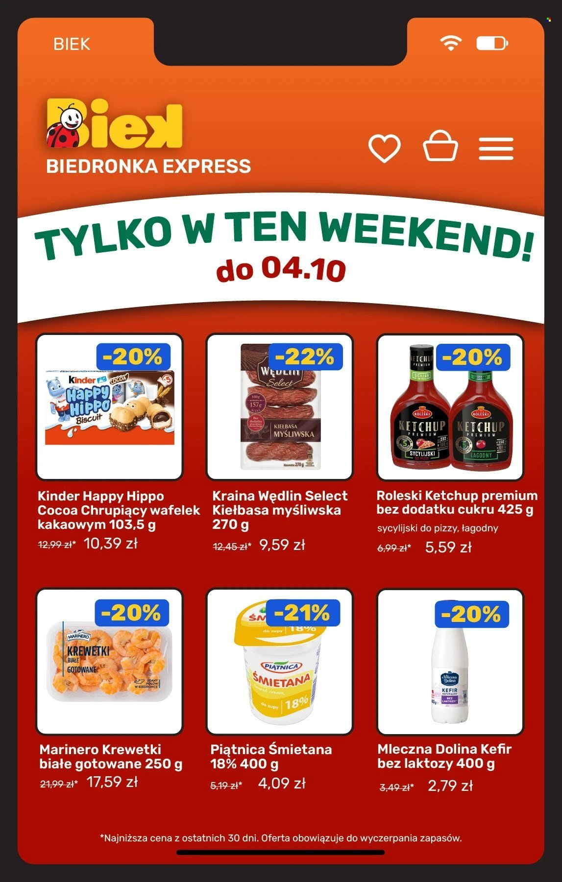 Gazetka BIEDRONKA - Biek