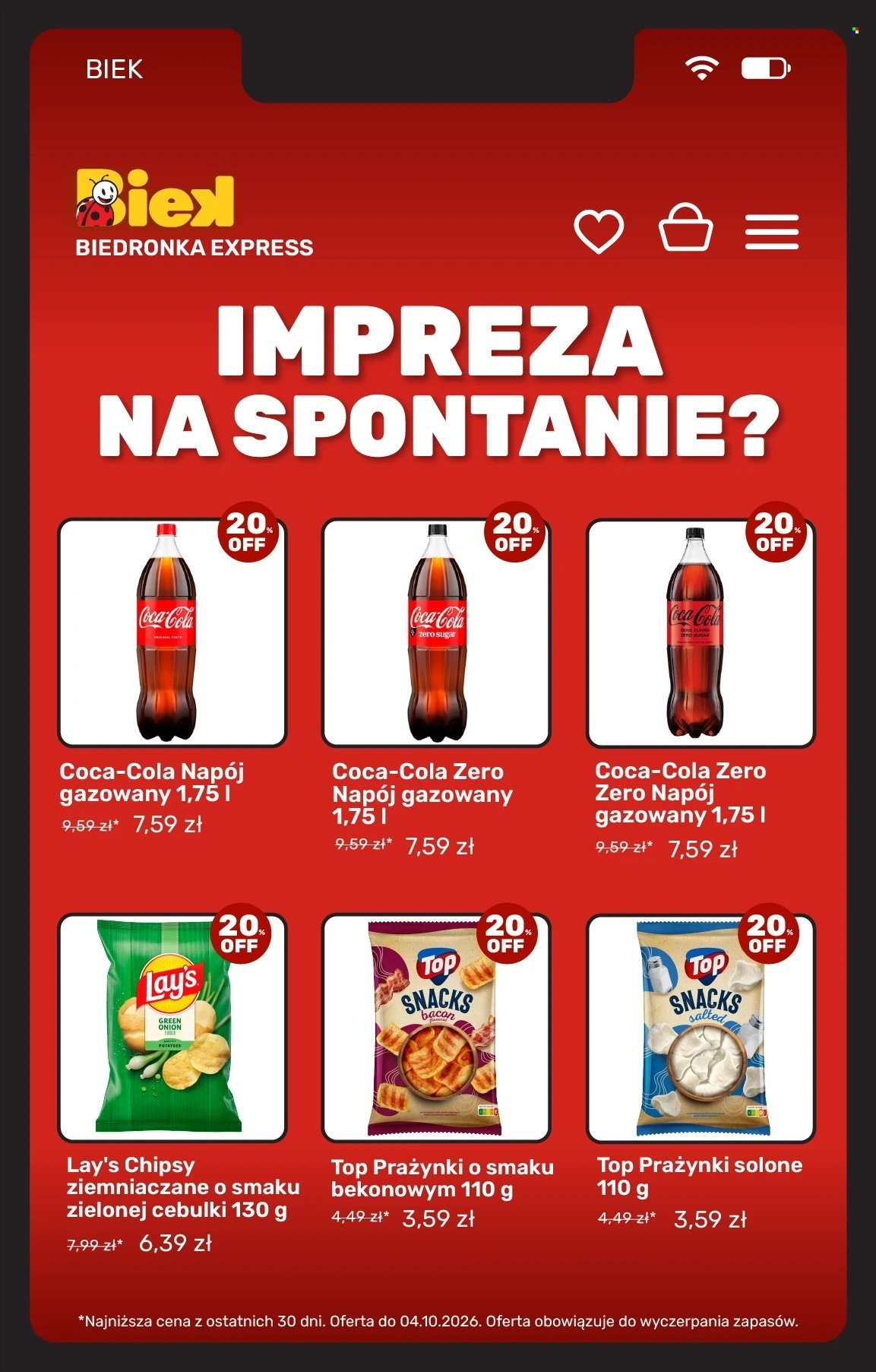 Gazetka BIEDRONKA - Biek