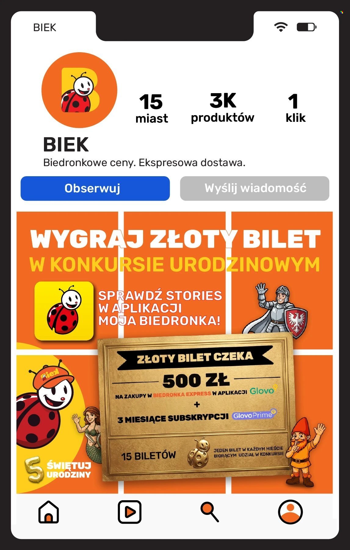 Gazetka BIEDRONKA - Biek