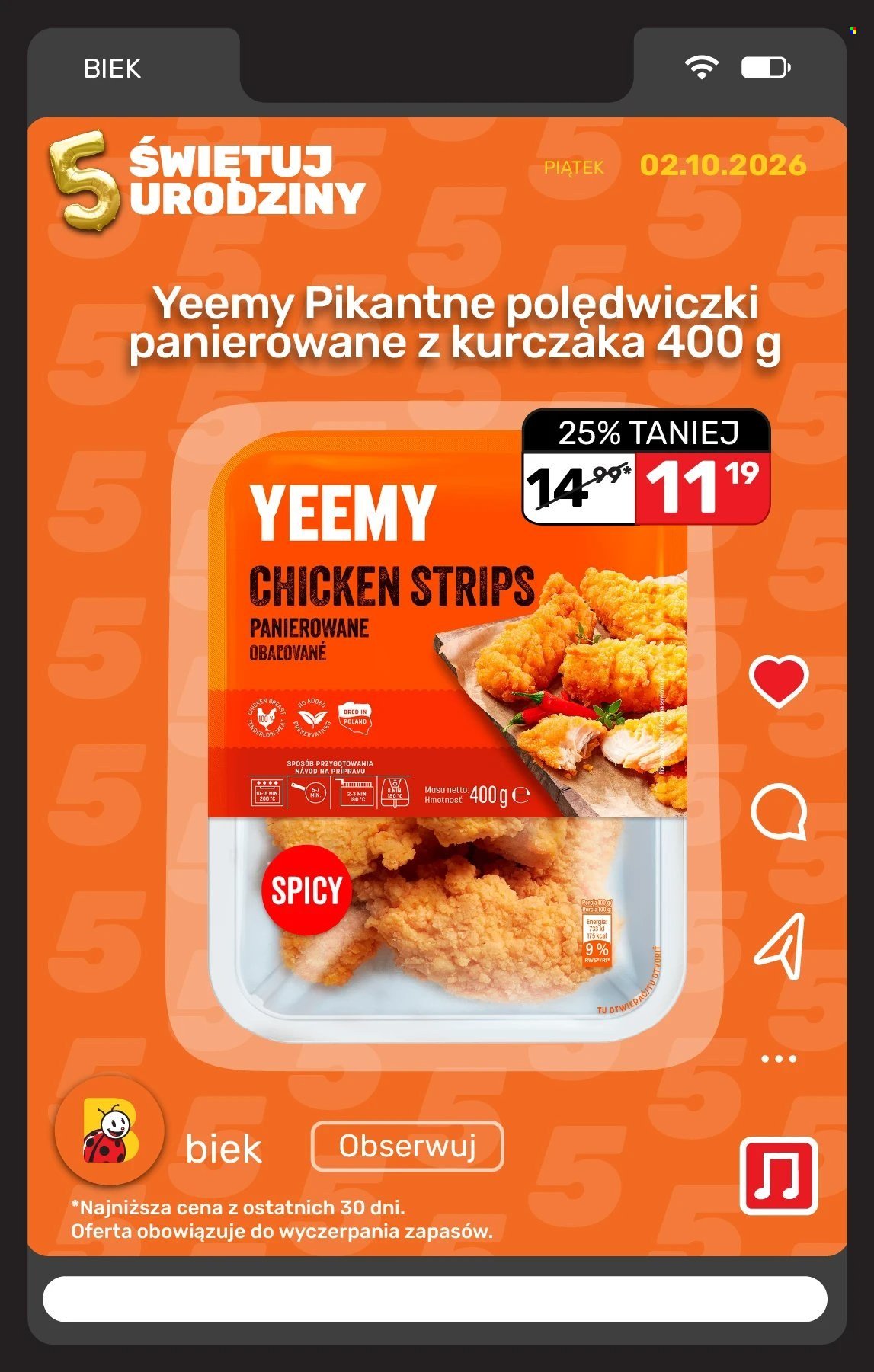 Gazetka BIEDRONKA - Biek