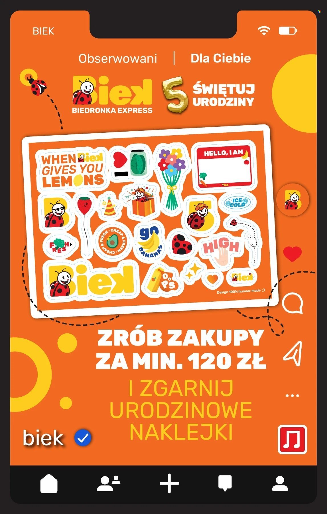 Gazetka BIEDRONKA - Biek