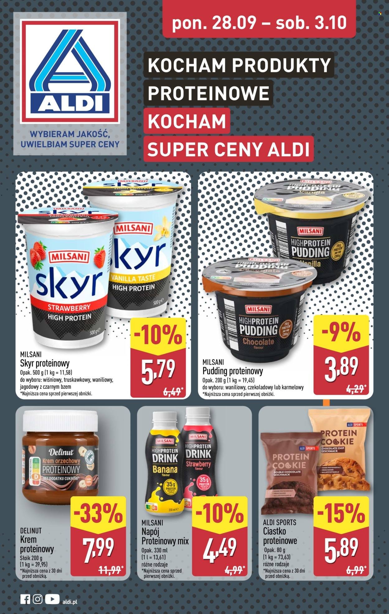 Gazetka ALDI - Produkty proteinowe