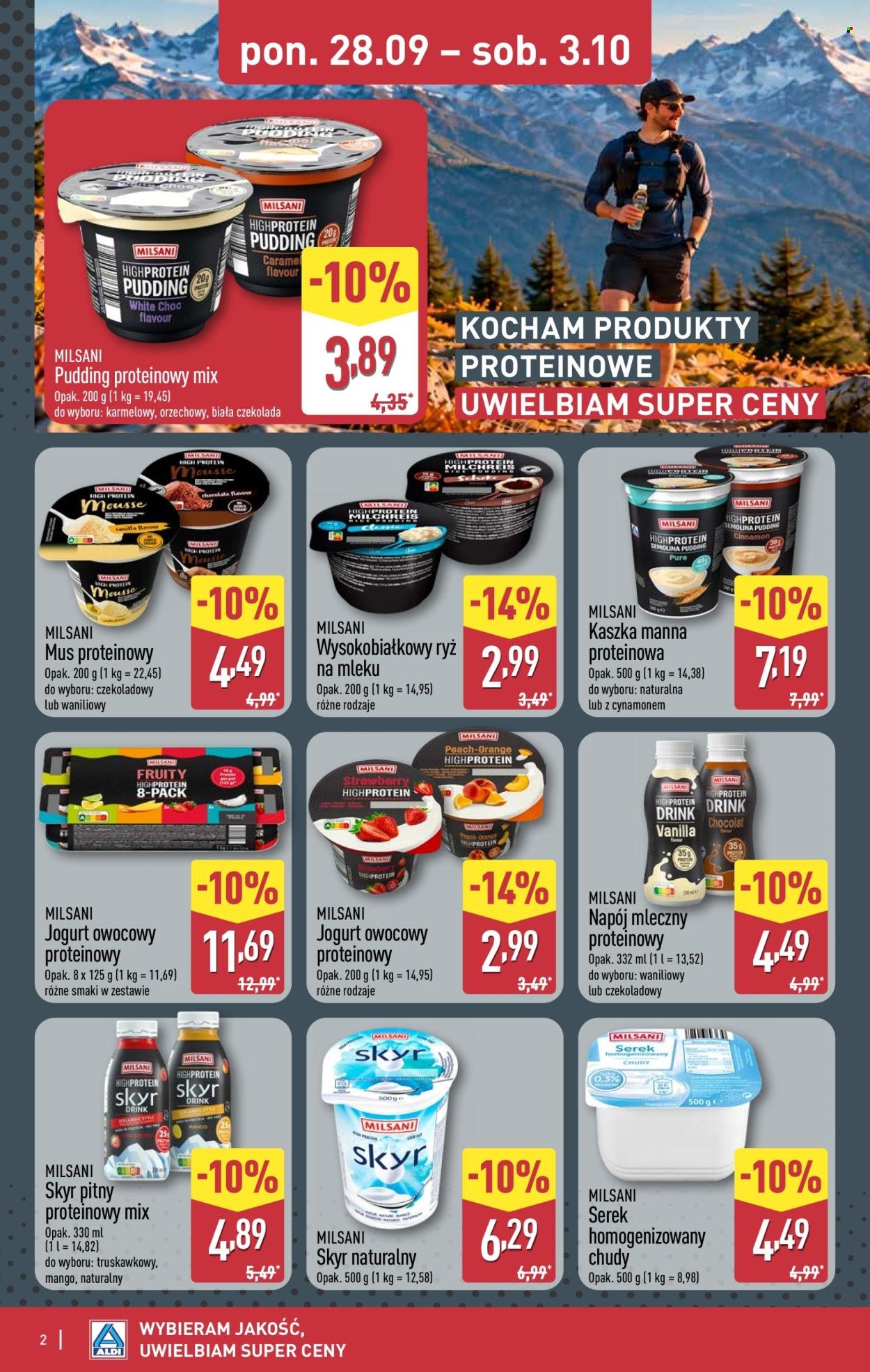 Gazetka ALDI - Produkty proteinowe