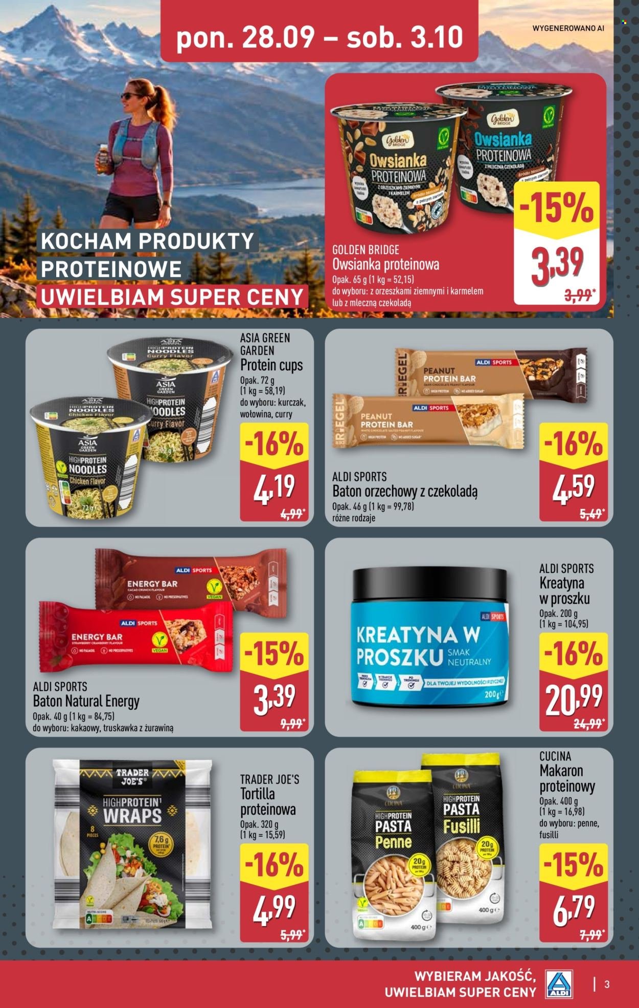 Gazetka ALDI - Produkty proteinowe