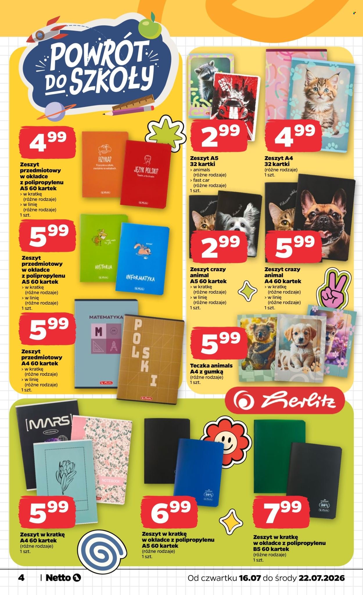 Gazetka NETTO - Powrót do szkoły