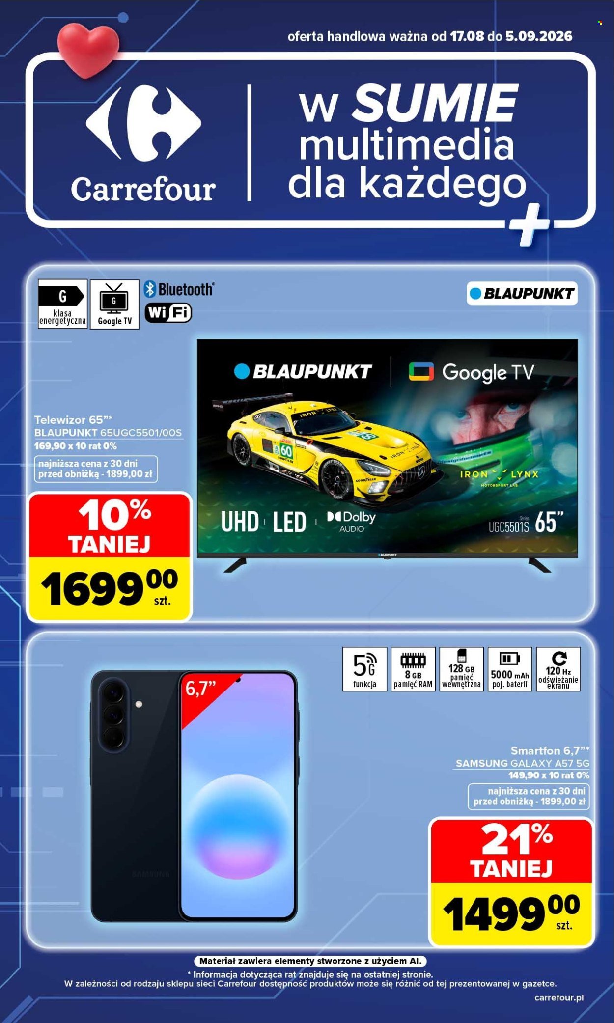 Gazetka CARREFOUR - w SUMIE multimedia dla każdego