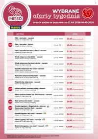 Gazetka MAKRO - Ulotka mięso - wybrane oferty tygodnia