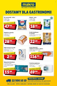 Gazetka MAKRO - Dostawy dla gastronomii (2025-09-16 - 2025-09-29)