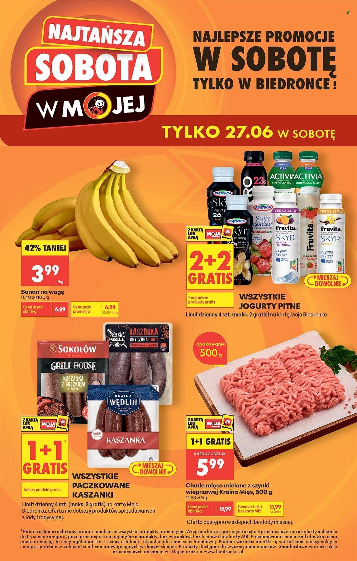 Gazetka BIEDRONKA - Najtańsza soboty