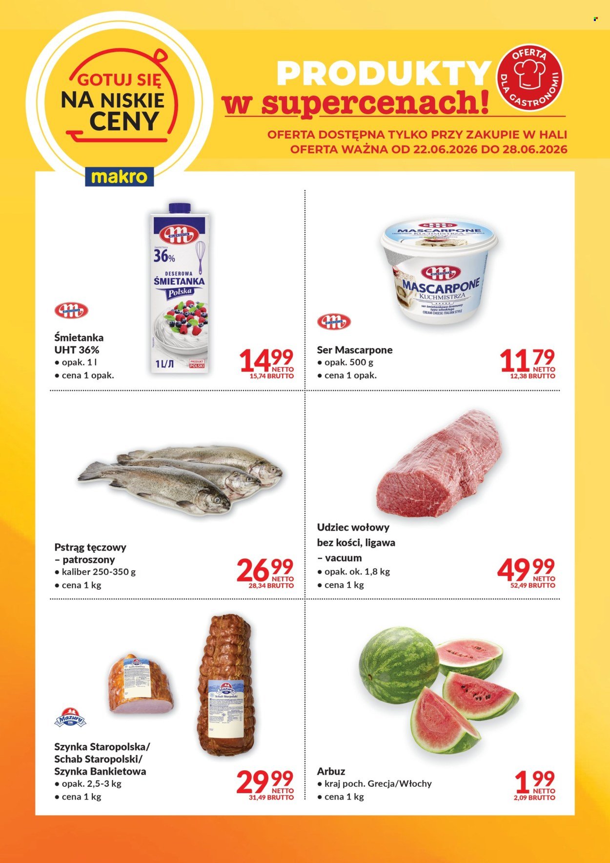 Gazetka MAKRO - Ulotka Gotuj się na niskie ceny