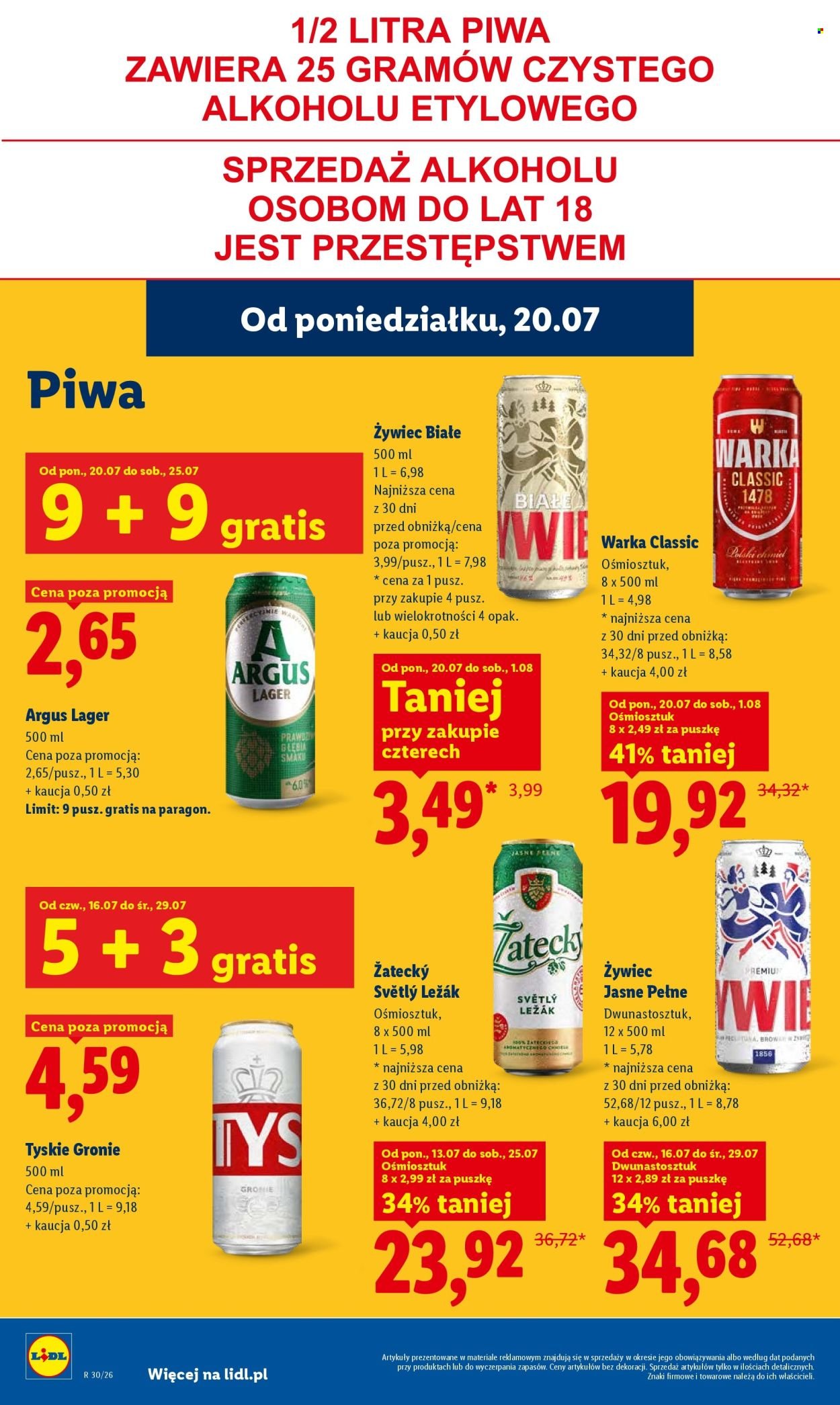 Gazetka LIDL - Od poniedziałku