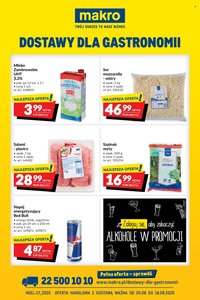 Gazetka MAKRO - Dostawy dla gastronomii (2025-08-05 - 2025-08-18)