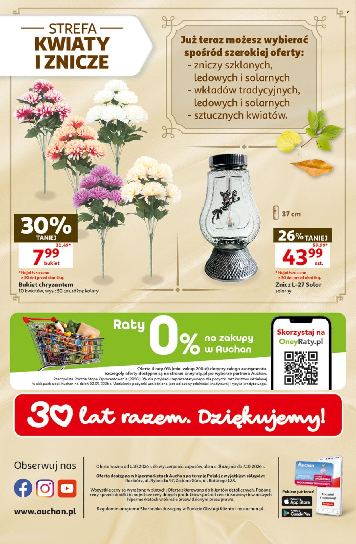Gazetka AUCHAN - 30 Lat