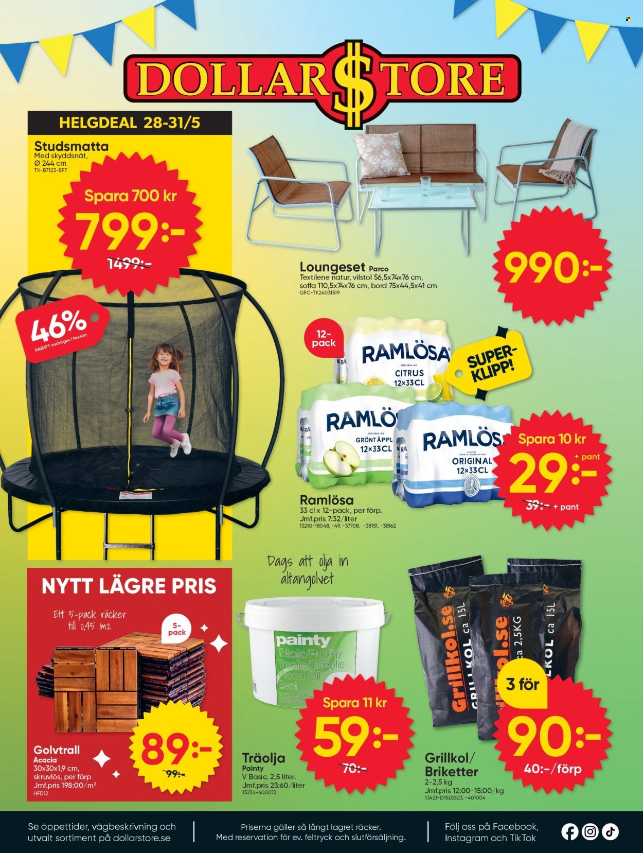 DOLLARSTORE reklamblad - T.o.m. måndag 25/05 2026