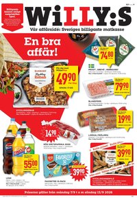 WILLYS reklamblad - T.o.m. måndag 07/09 2026