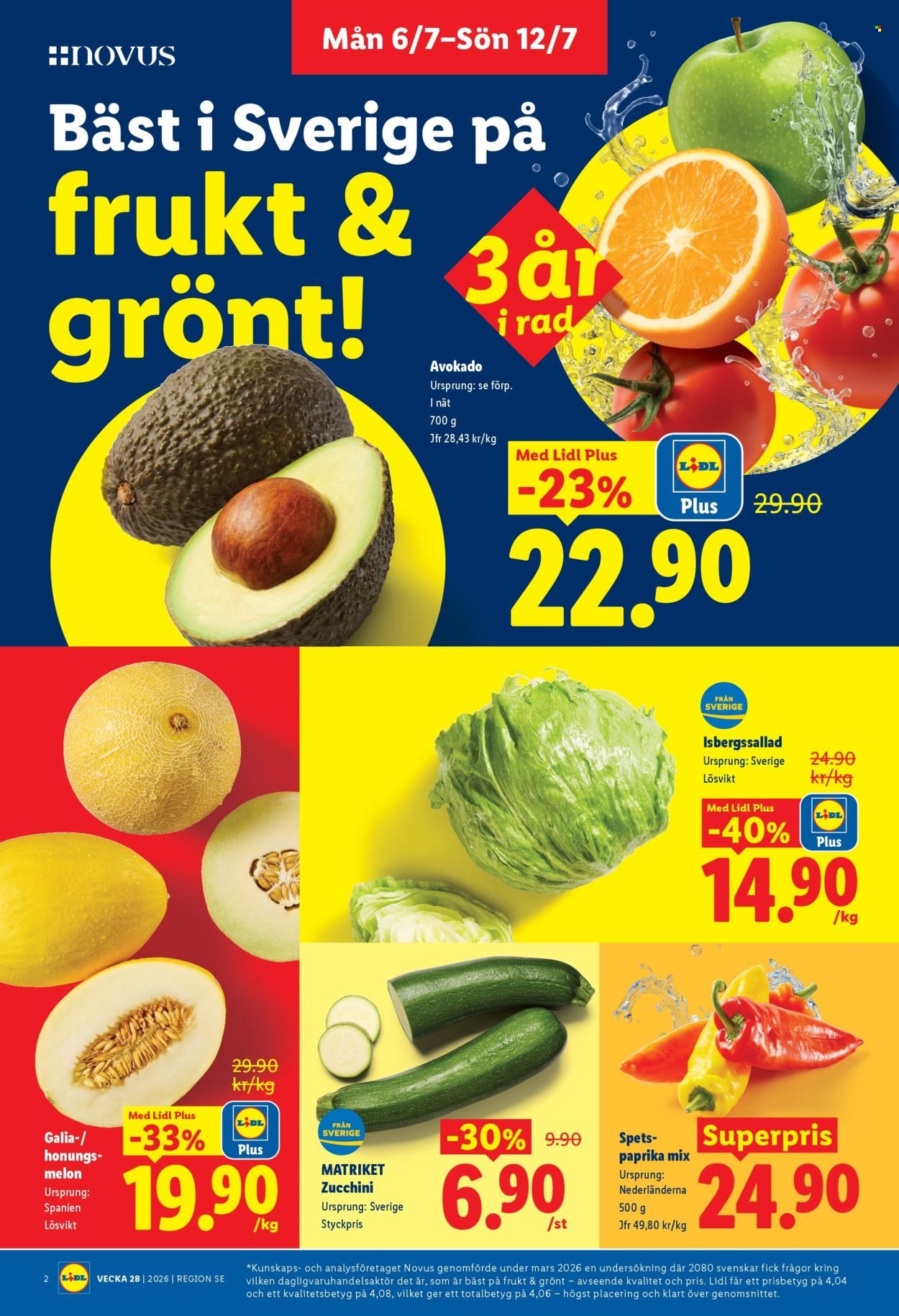 LIDL reklamblad - ERBJUDANDEN VECKA 28