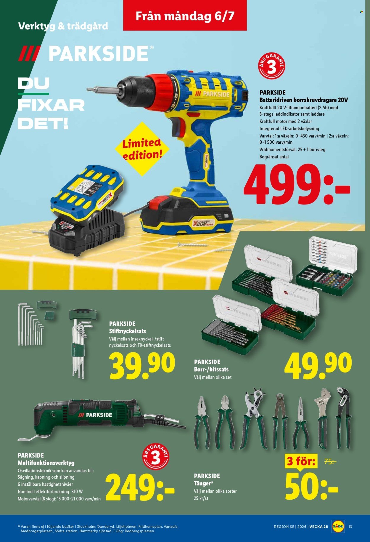 LIDL reklamblad - ERBJUDANDEN VECKA 28
