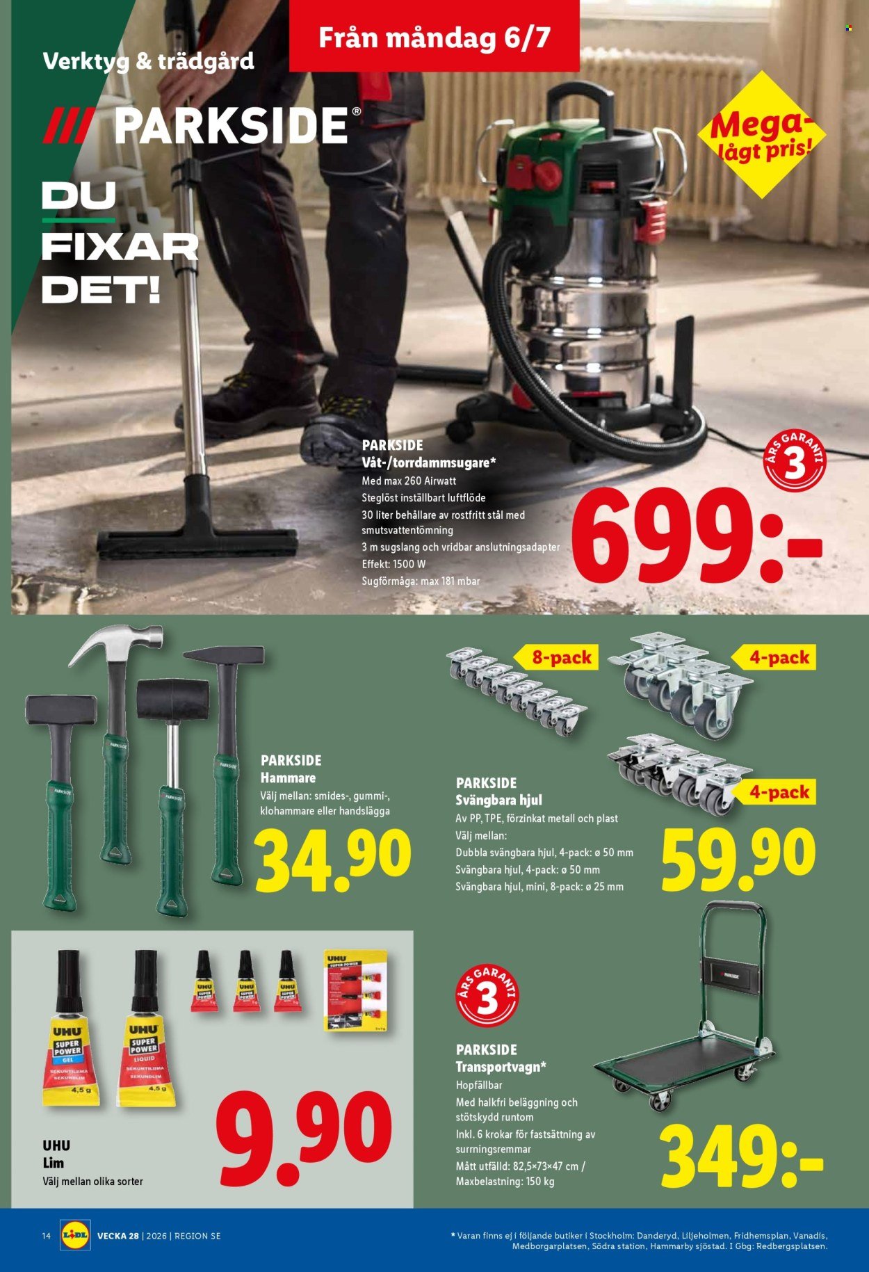 LIDL reklamblad - ERBJUDANDEN VECKA 28