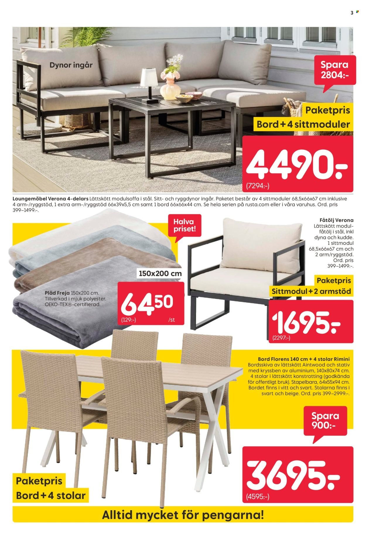 RUSTA reklamblad - T.o.m. måndag 25/05 2026