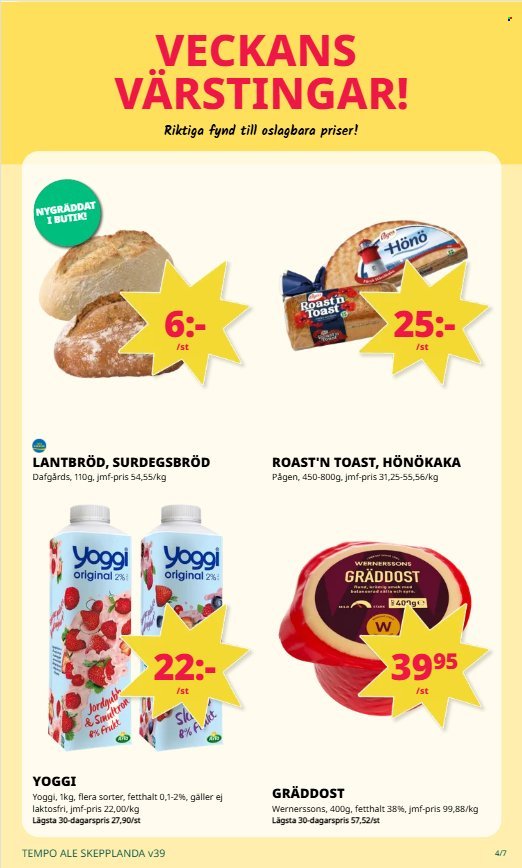 TEMPO reklamblad - T.o.m. måndag 21/09 2026