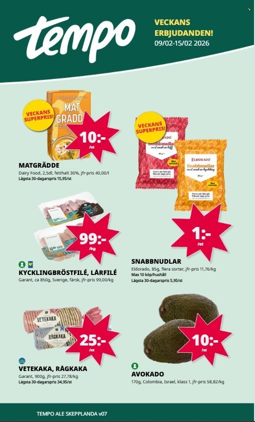 TEMPO reklamblad - T.o.m. måndag 09/02 2026