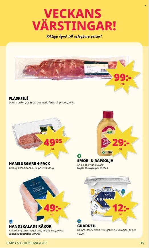 TEMPO reklamblad - T.o.m. måndag 09/02 2026