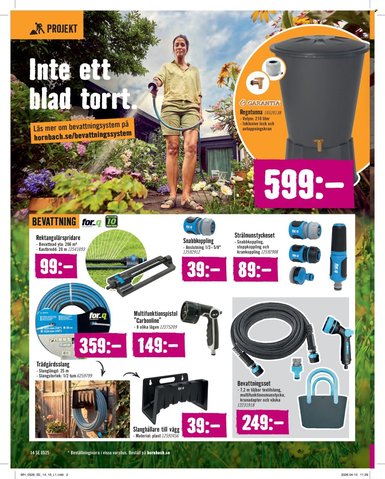HORNBACH reklamblad - T.o.m. fredag 01/05 2026