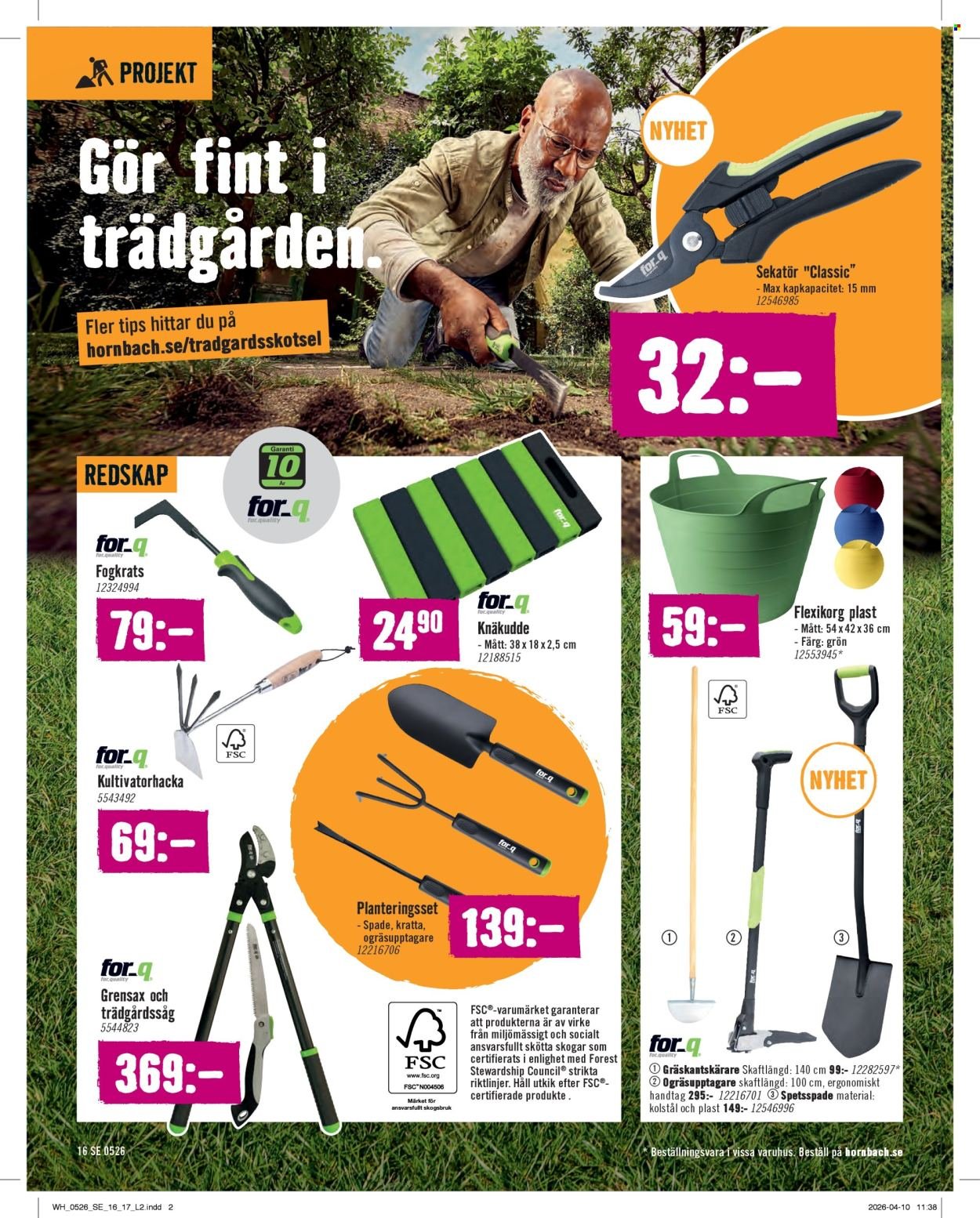HORNBACH reklamblad - T.o.m. fredag 01/05 2026