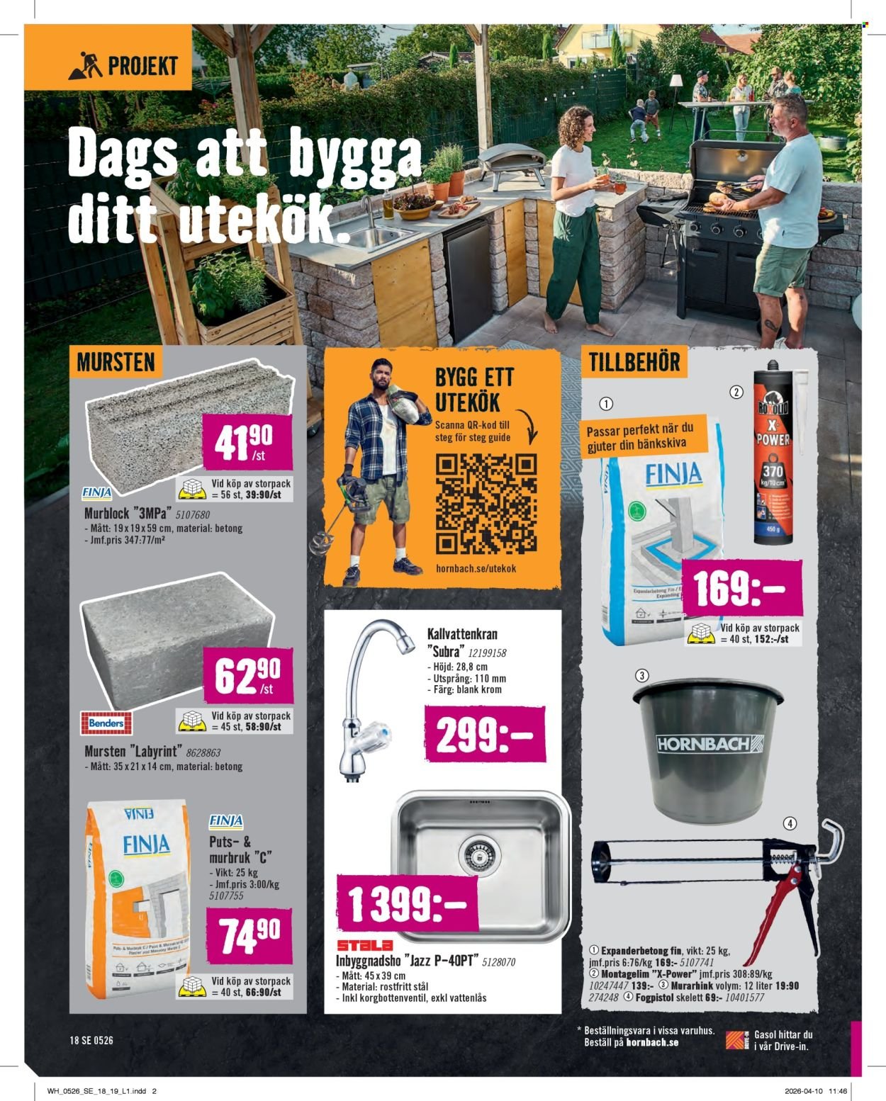 HORNBACH reklamblad - T.o.m. fredag 01/05 2026