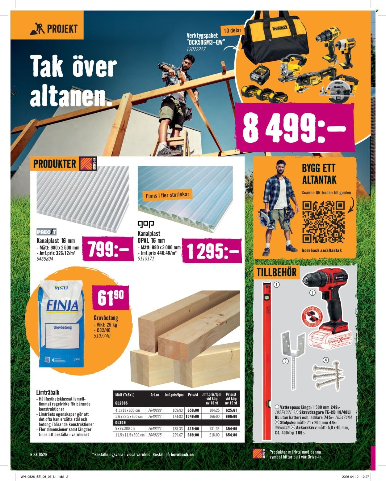 HORNBACH reklamblad - T.o.m. fredag 01/05 2026