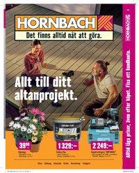 HORNBACH reklamblad - T.o.m. fredag 01/05 2026