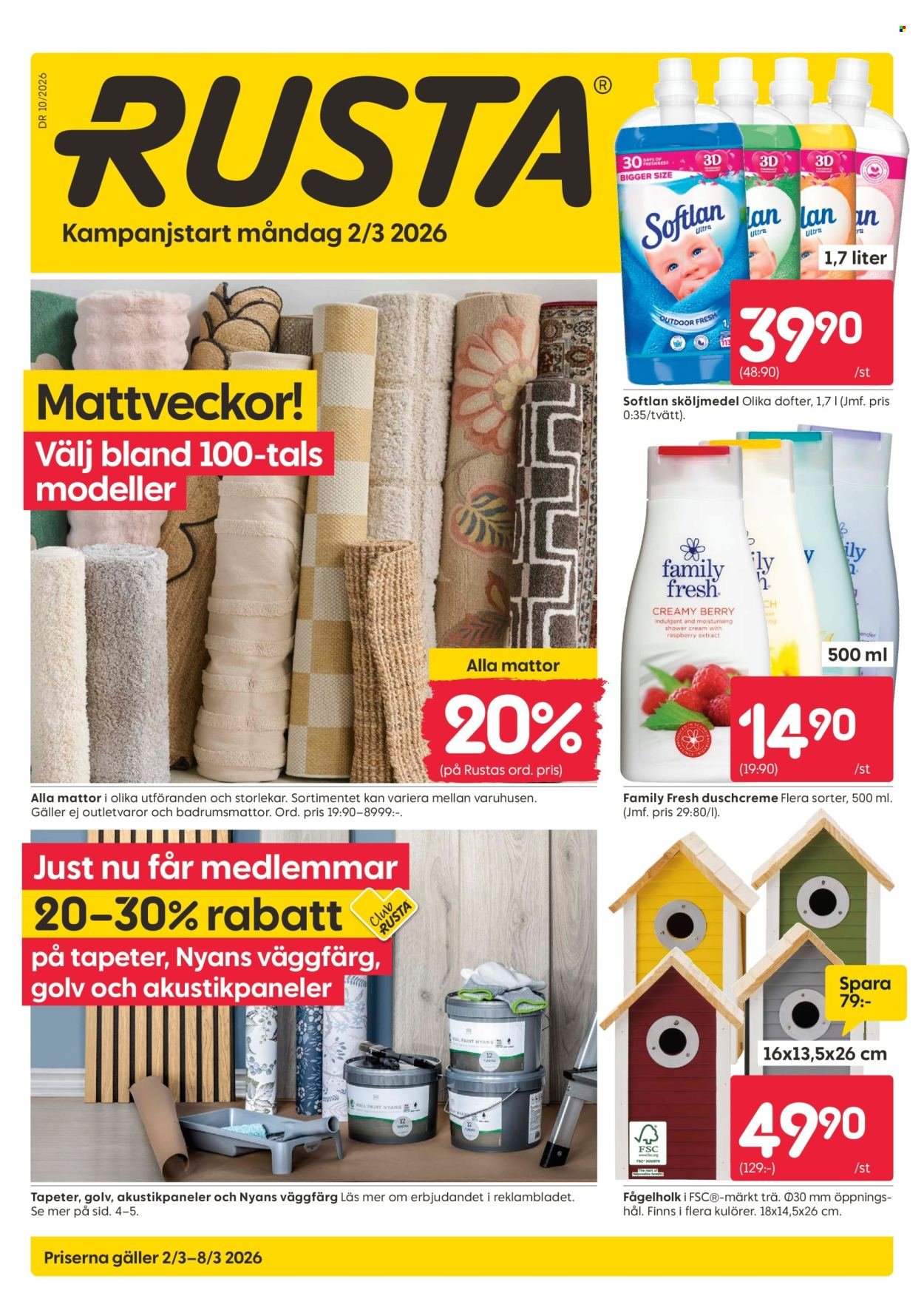 RUSTA reklamblad - T.o.m. måndag 02/03 2026
