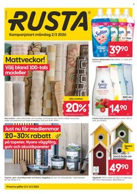 RUSTA reklamblad - T.o.m. måndag 02/03 2026