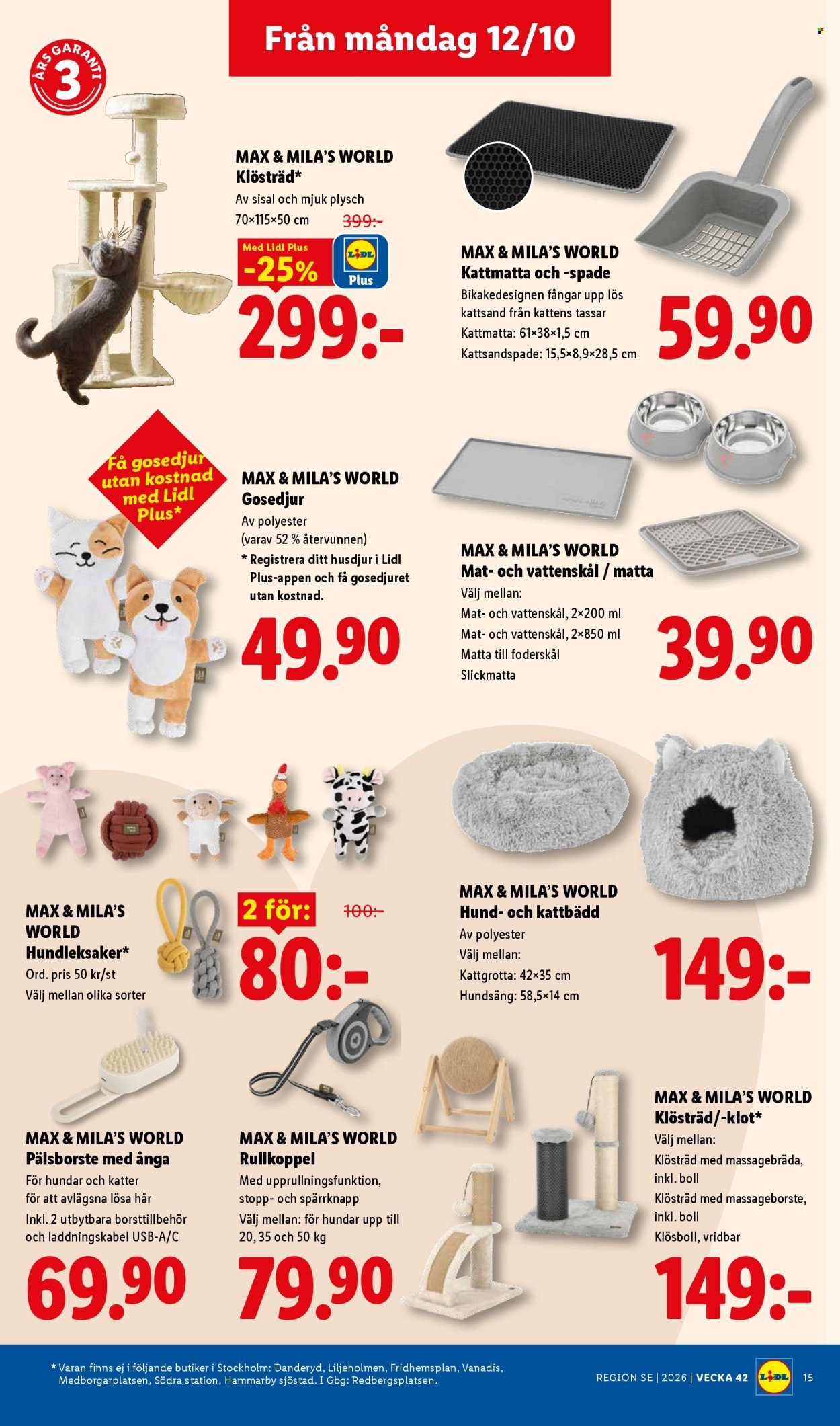 LIDL reklamblad - ERBJUDANDEN VECKA 42