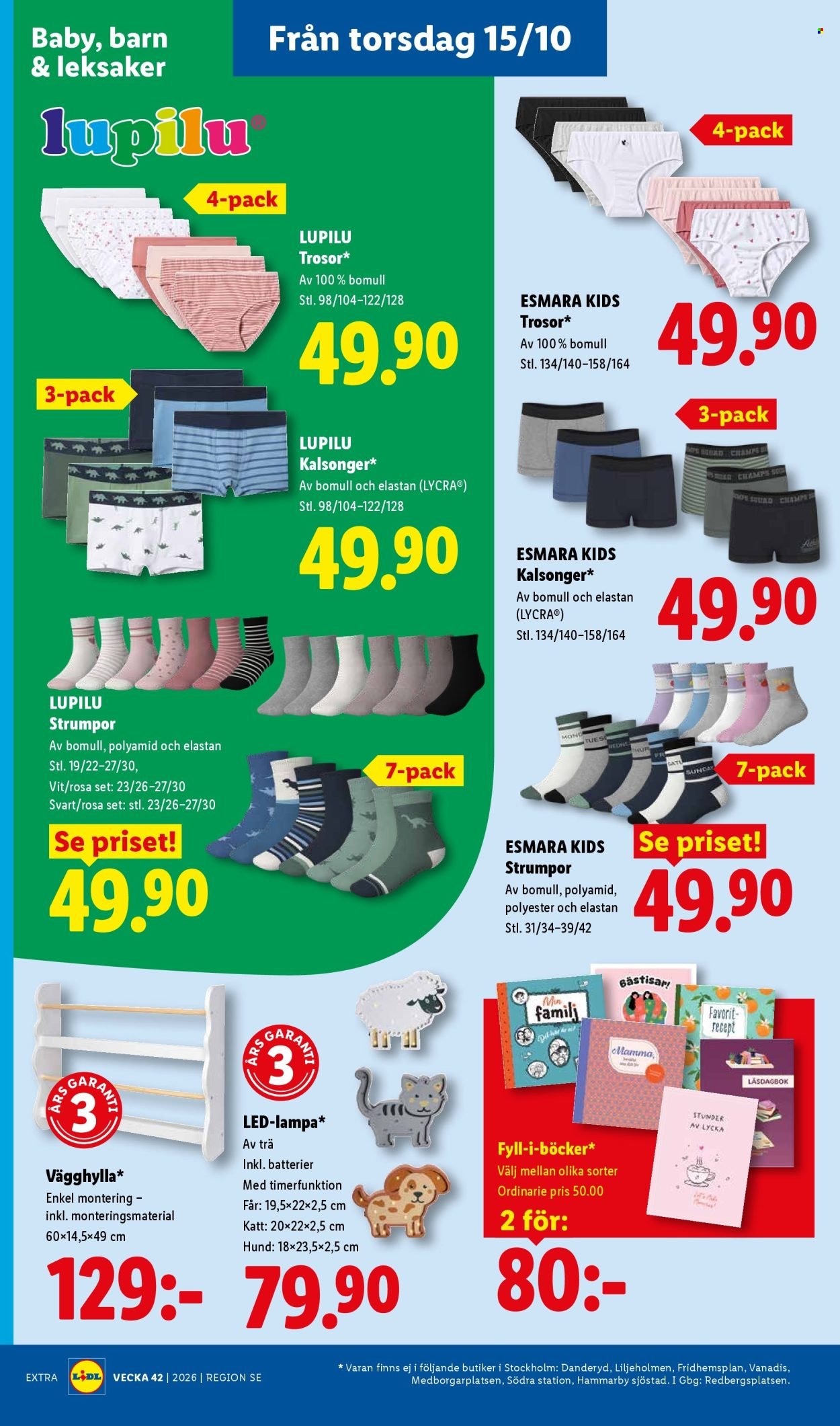 LIDL reklamblad - ERBJUDANDEN VECKA 42