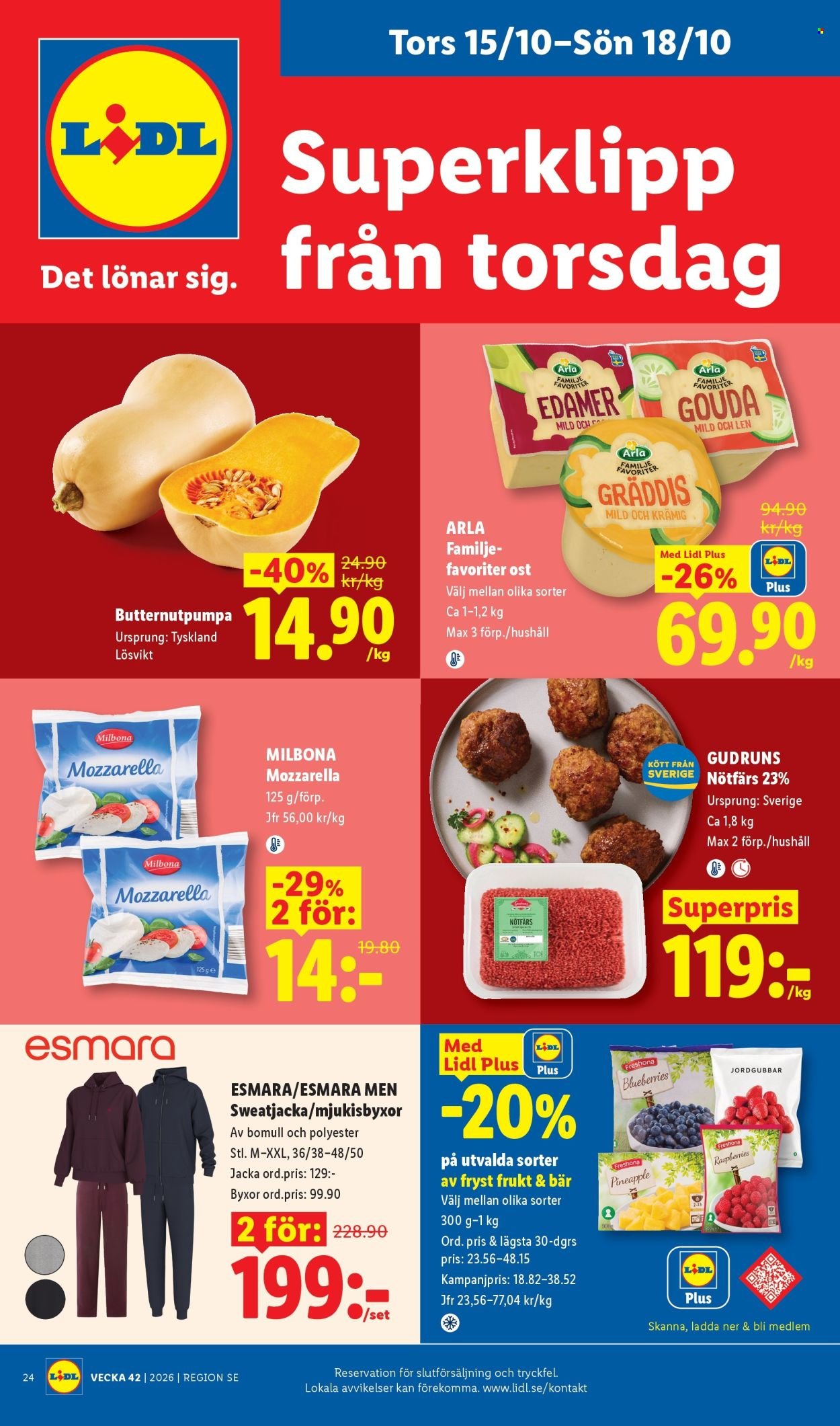LIDL reklamblad - ERBJUDANDEN VECKA 42