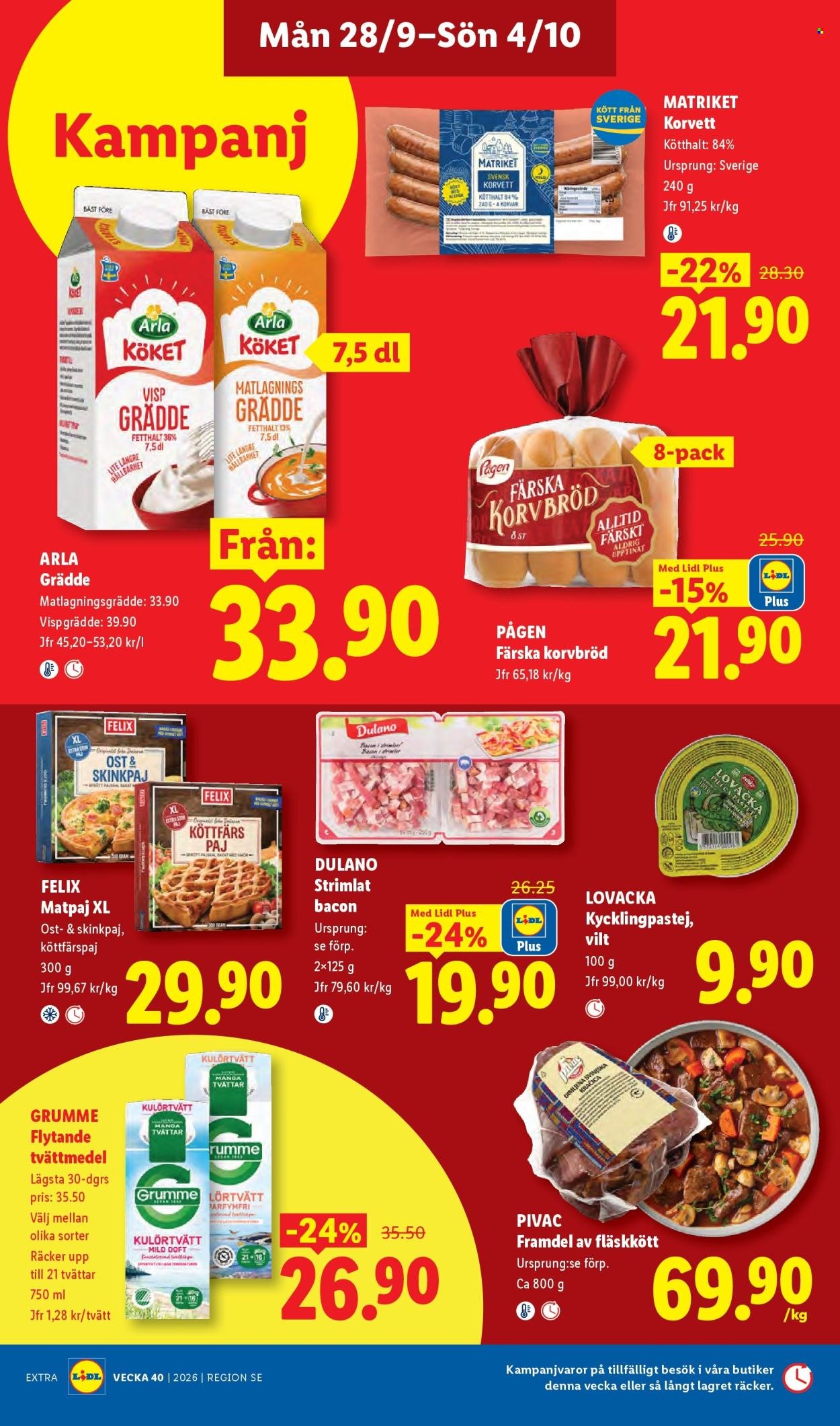 LIDL reklamblad - ERBJUDANDEN VECKA 40