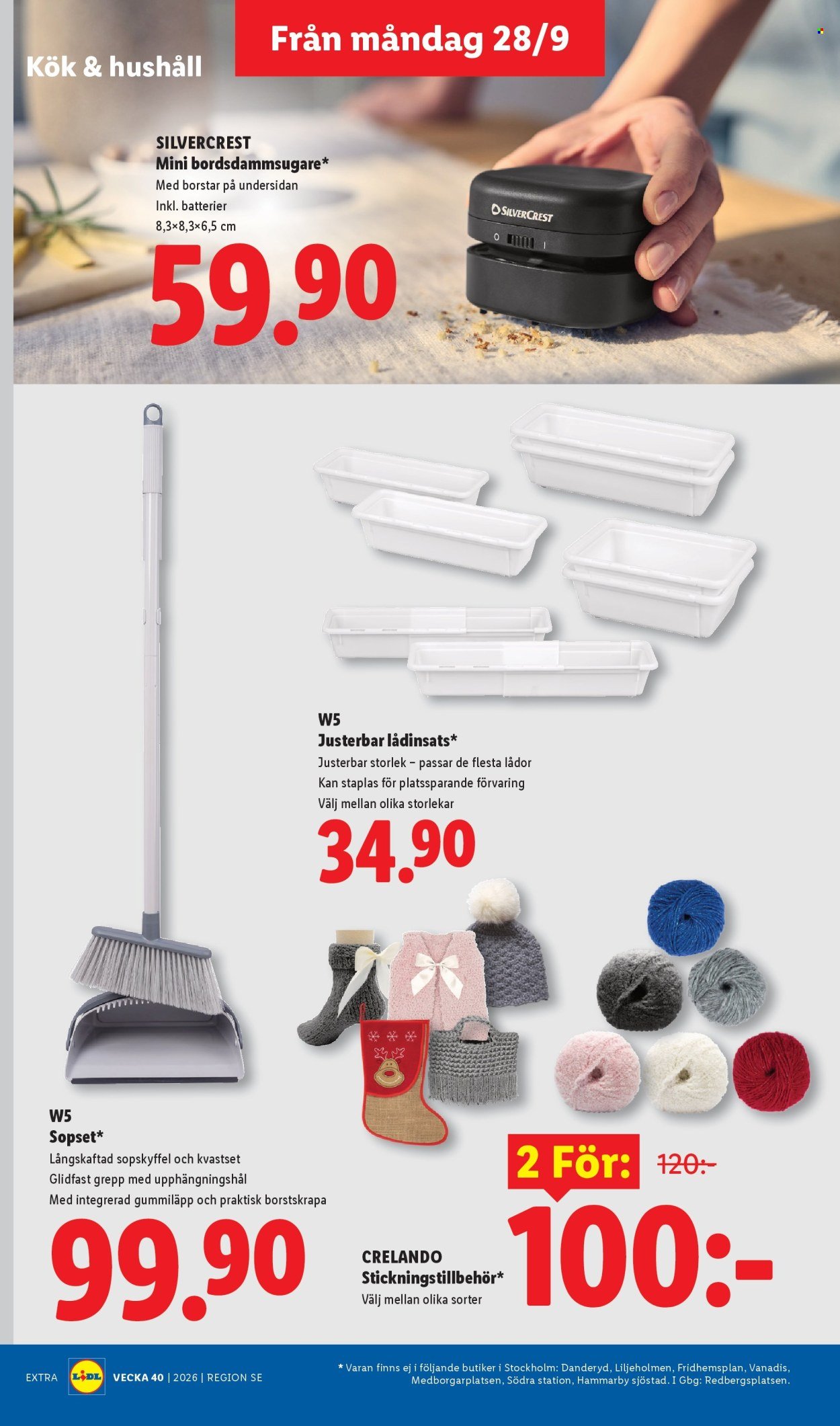 LIDL reklamblad - ERBJUDANDEN VECKA 40