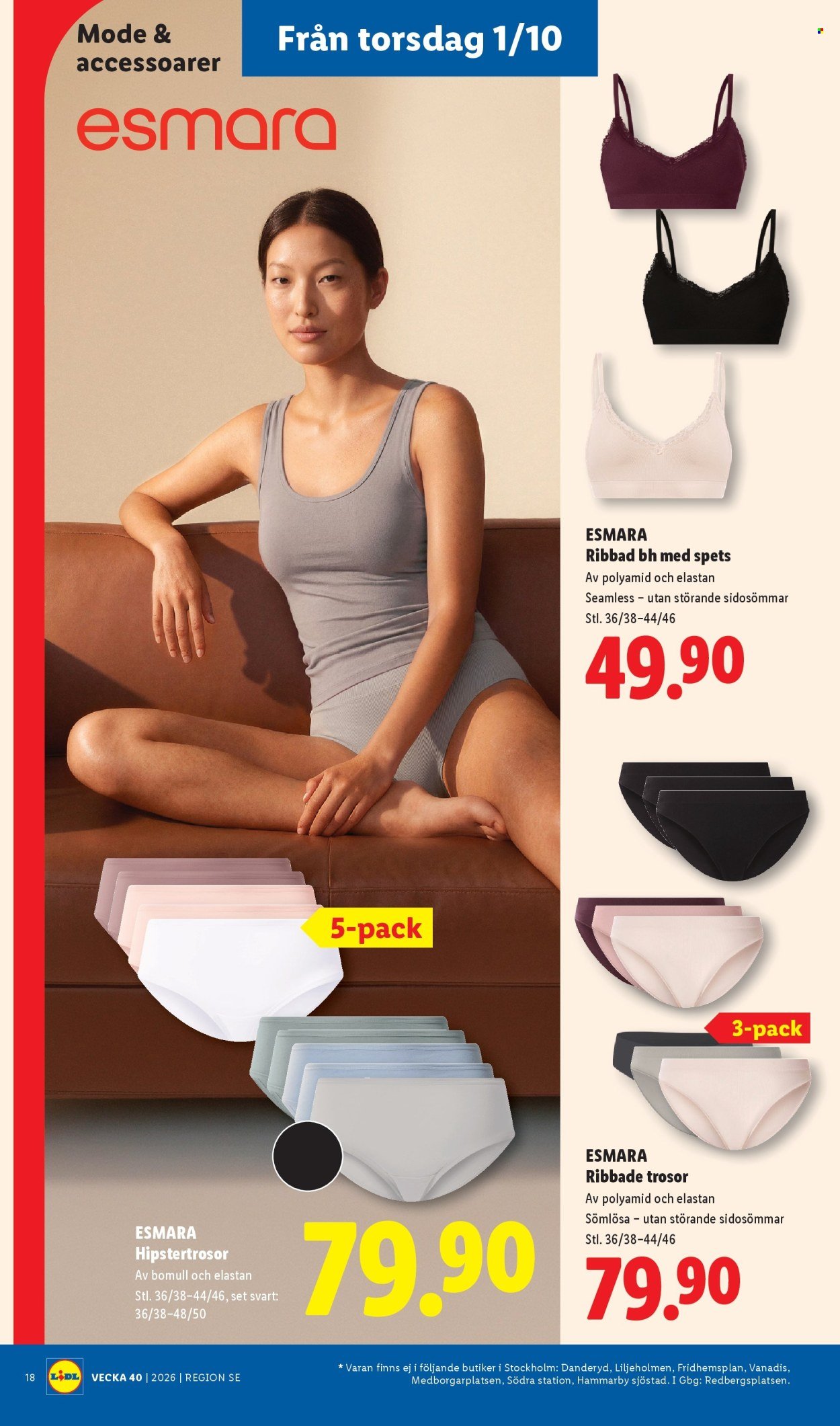LIDL reklamblad - ERBJUDANDEN VECKA 40