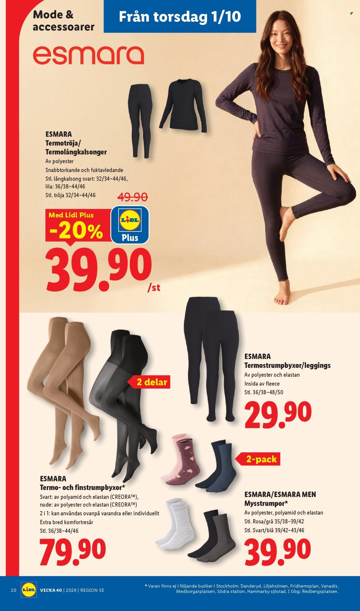 LIDL reklamblad - ERBJUDANDEN VECKA 40