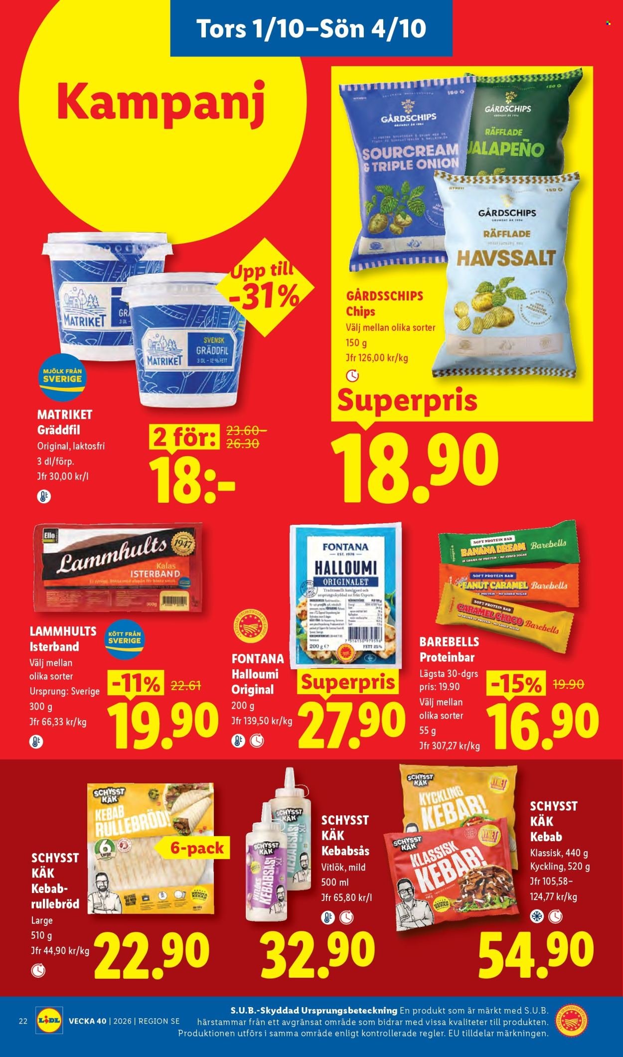 LIDL reklamblad - ERBJUDANDEN VECKA 40