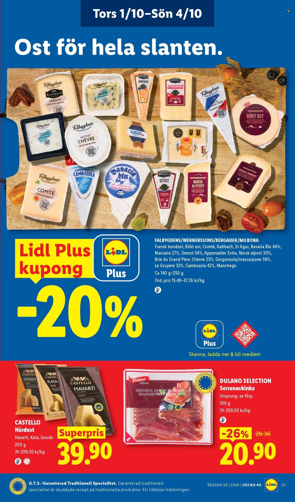 LIDL reklamblad - ERBJUDANDEN VECKA 40