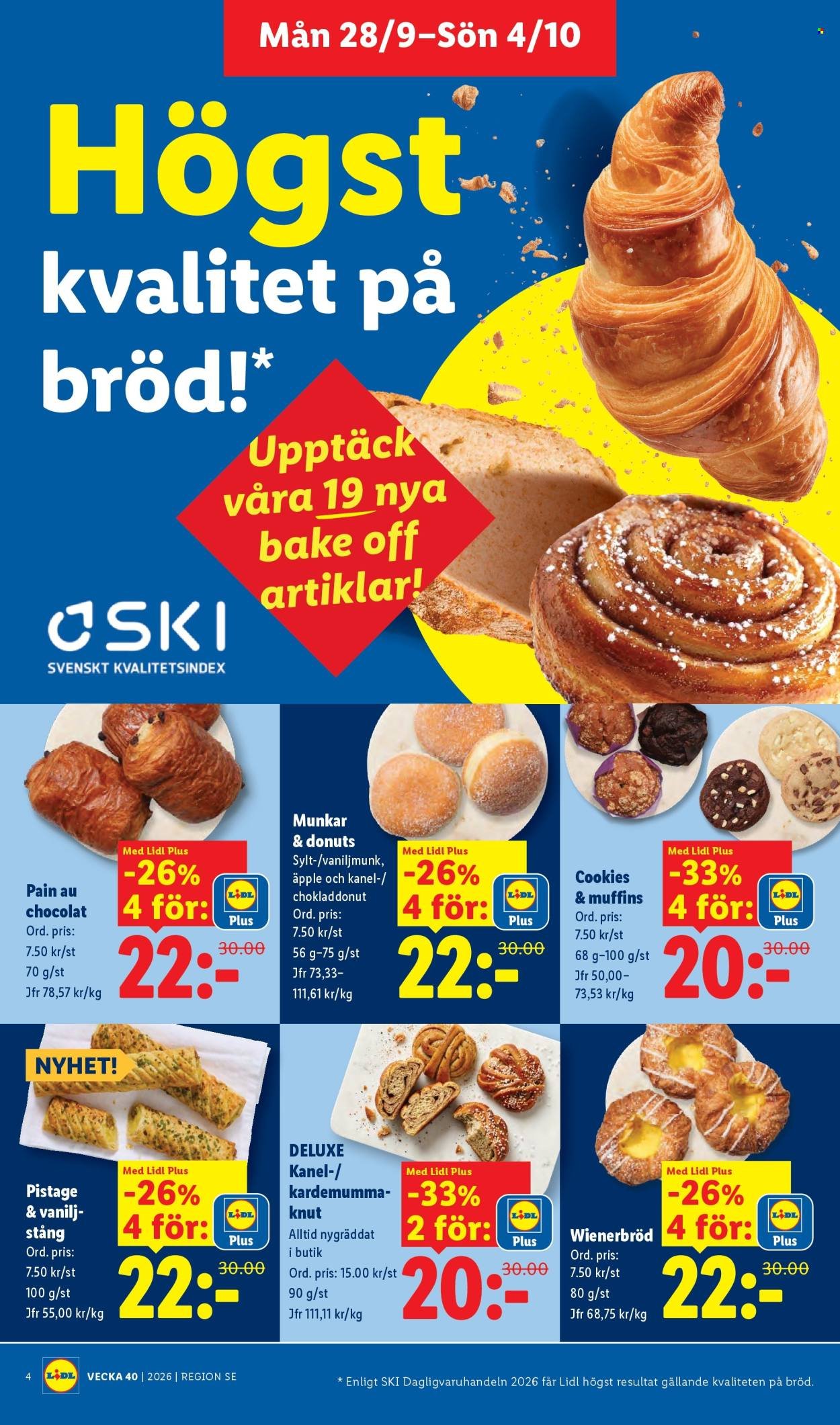 LIDL reklamblad - ERBJUDANDEN VECKA 40