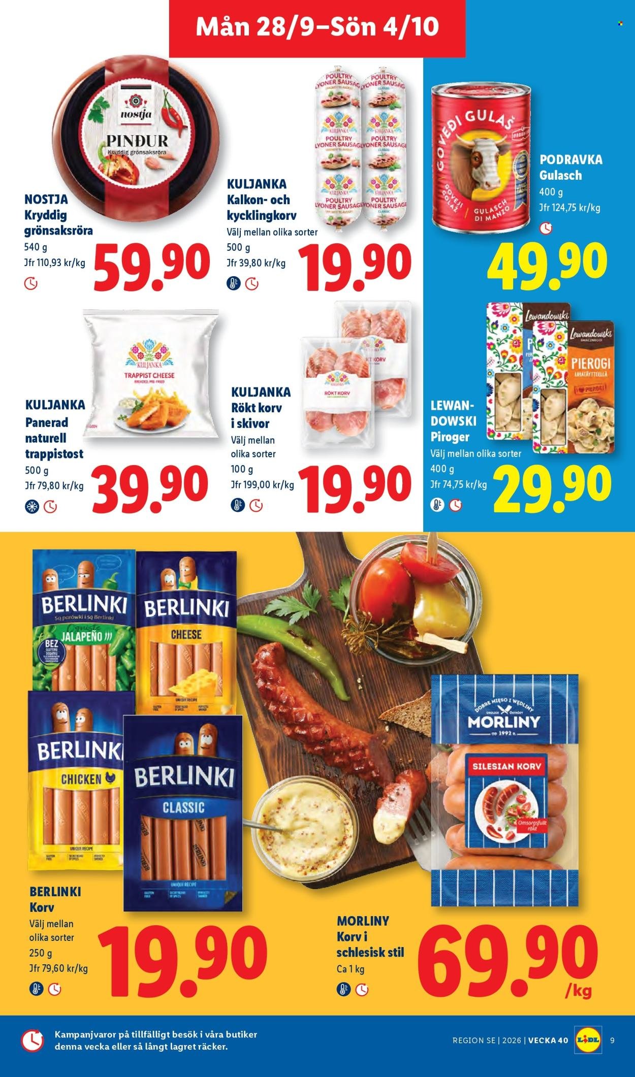 LIDL reklamblad - ERBJUDANDEN VECKA 40