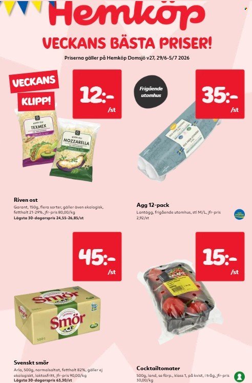 HEMKÖP reklamblad - T.o.m. måndag 29/06 2026
